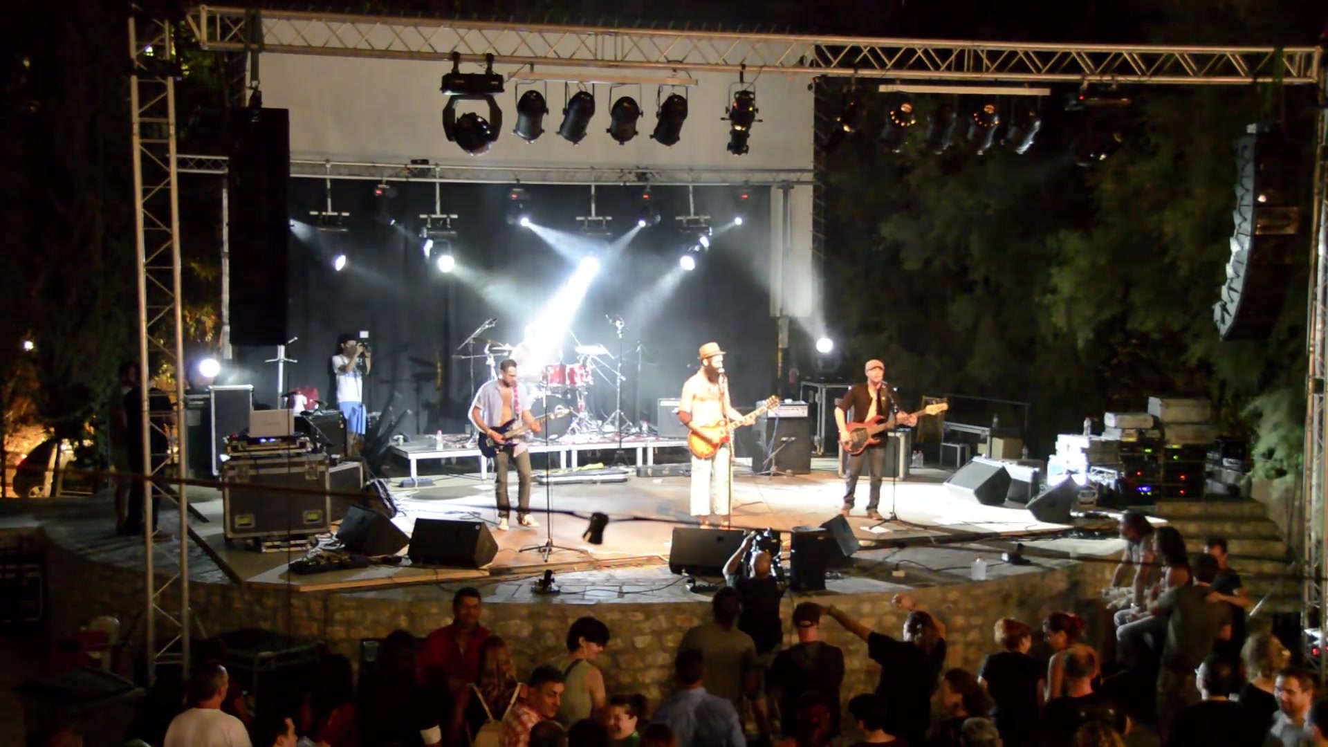 Concierto de rock en directo